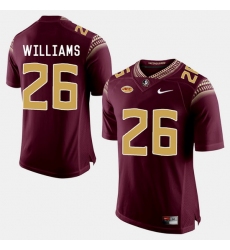 Florida State Seminoles P.J. Williams Jr. College Football Garnet Jersey