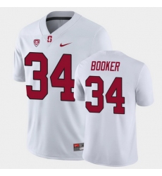 Men Stanford Cardinal Thomas Booker Game White College Football Jersey