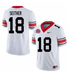 2020 Men #18 Brett Seither Georgia Bulldogs 1980 National Champions 40th Anniversary College Footbal