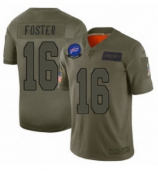 Womens Buffalo Bills 16 Robert Foster Limited Camo 2019 Salute to Service Football Jersey