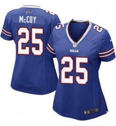 Womens Nike Buffalo Bills 25 LeSean McCoy Game Royal Blue Team Color NFL Jersey