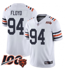 Youth Chicago Bears 94 Leonard Floyd White 100th Season Limited Football Jersey