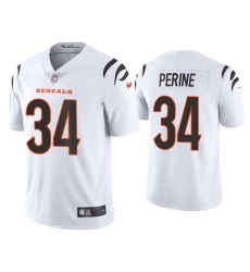 Youth Cincinnati Bengals 34 Samaje Perine White Vapor Untouchable Limited Stitched Jersey 