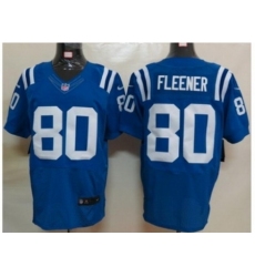 Nike Indianapolis Colts 80 Coby Fleener blue Elite NFL Jersey