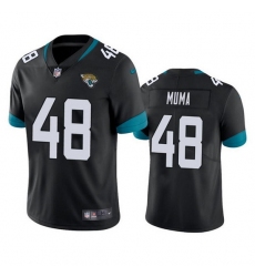 Men Jacksonville Jaguars 48 Chad Muma Black Vapor Untouchable Limited Stitched Jersey