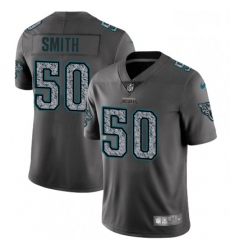 Men Nike Jacksonville Jaguars 50 Telvin Smith Gray Static Vapor Untouchable Limited NFL Jersey