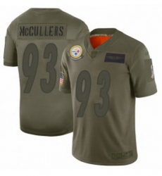 Youth Pittsburgh Steelers 93 Dan McCullers Limited Camo 2019 Salute to Service Football Jersey