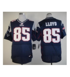 Nike New England Patriots 85 Brandon Lloyd Blue Elite NFL Jersey