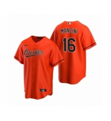 Youth Baltimore Orioles #16 Trey Mancini Nike Orange 2020 Replica Alternate Jersey