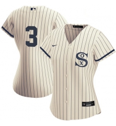 Women Chicago White Sox Field of Dreams 3 Harold Baines Cream Jersey