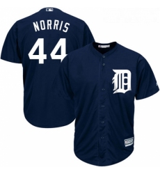 Youth Majestic Detroit Tigers 44 Daniel Norris Replica Navy Blue Alternate Cool Base MLB Jersey