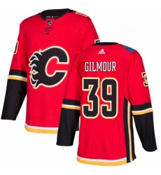 Mens Adidas Calgary Flames 39 Doug Gilmour Premier Red Home NHL Jersey 