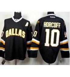 Dallas Stars 10 Shawn Horcoff Black Stitched NHL Jersey