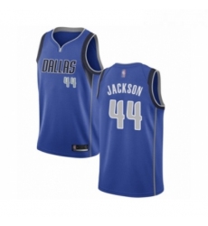 Womens Dallas Mavericks 44 Justin Jackson Swingman Royal Blue Basketball Jersey Icon Edition 