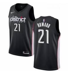 Youth Nike Washington Wizards 21 Dwight Howard Swingman Black NBA Jersey City Edition 