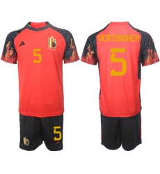 Men FIFA 2022 Belgium Soccer Jersey 019