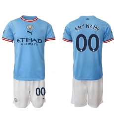 Manchester City Men Soccer Jersey 043  Customized