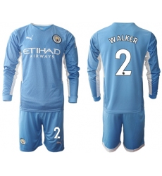 Men Manchester City Long Sleeve Soccer Jerseys 518