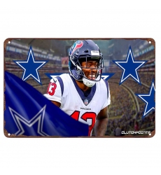 Dallas Cowboys Aluminum Sign 12x8 Inch Brandin Cooks 003