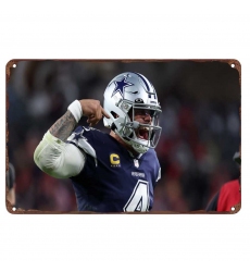 Dallas Cowboys Aluminum Sign 12x8 Inch Deuce Vaughn 001