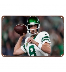 New York Jets Aluminum Sign 12x8 Inch Aaron Rodgers 002