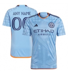 Men New York City FC Custom 2024 25 Home Replica Light Blue