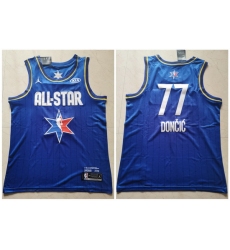 Mavericks 77 Luka Doncic Blue 2020 NBA All Star Jordan Brand Swingman Jersey