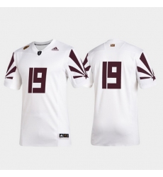 Men Arizona State Sun Devils 19 White 2019 Special Game Premier Football Jersey