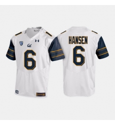 California Golden Bears Chad Hansen College Football White Jersey