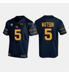 California Golden Bears Tre Watson College Football Navy Jersey