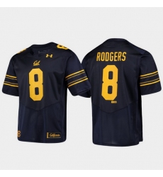 Men California Golden Bears Aaron Rodgers 8 Navy Replica Alumni Football Jersey