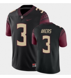 Men Florida State Seminoles Cam Akers College Football Black Alternate Game Jersey