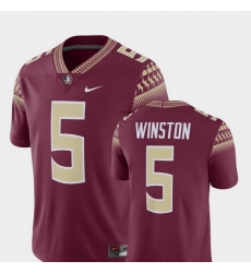 Men Florida State Seminoles Jameis Winston Garnet Alumni Football Game Player Jersey