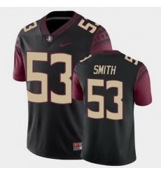 Men Florida State Seminoles Maurice Smith College Football Black Alternate Game Jersey