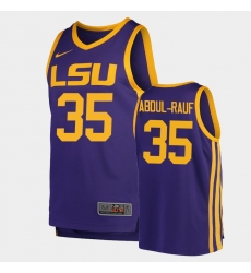 LSU Tiger Mahmoud Abdul Rauf Purple Replica Men'S Jersey