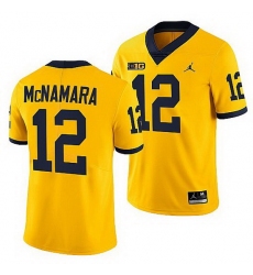 Michigan Wolverines Cade Mcnamara Maize College Football Men Jersey