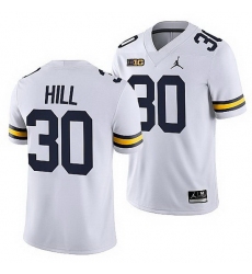 Michigan Wolverines Daxton Hill White College Football Men Jersey