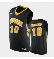 Men Iowa Hawkeyes Joe Wieskamp Replica Black College Basketball Jersey