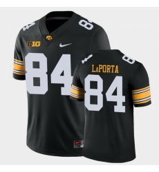 Men Iowa Hawkeyes Sam Laporta Game Black College Football Jersey