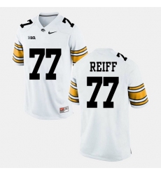 Men Riley Reiff White Iowa Hawkeyes Alumni Football Game Jersey