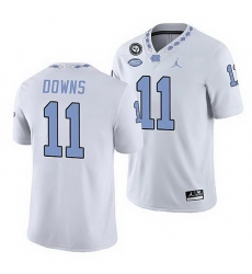 North Carolina Tar Heels Josh Downs White Game Football Replica Jersey