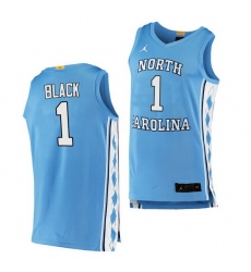 North Carolina Tar Heels Leaky Black Blue Authentic Jersey