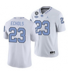 North Carolina Tar Heels Power Echols White Game Football Replica Jersey