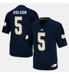 Men Notre Dame Fighting Irish Everett Golson College Football Blue Jersey