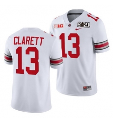 Ohio State Buckeyes Maurice Clarett White 2021 Sugar Bowl Champions College Football Playoff College Football Playoff Jersey 0