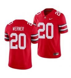 Ohio State Buckeyes Pete Werner Scarlet Game Men'S Jersey