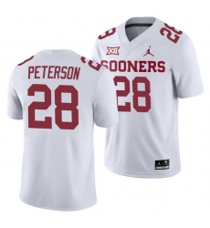 Oklahoma Sooners Adrian Peterson White College Football Men'S Jersey