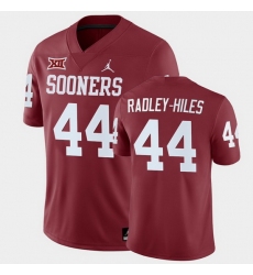 Oklahoma Sooners Brendan Radley Hiles Crimson Home Men'S Jersey