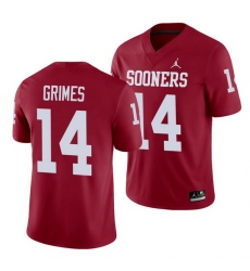 Oklahoma Sooners Reggie Grimes Crimson Alumni Men'S Jersey