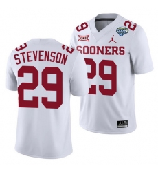 Oklahoma Sooners Rhamondre Stevenson White 2020 Cotton Bowl Classic College Football Jersey